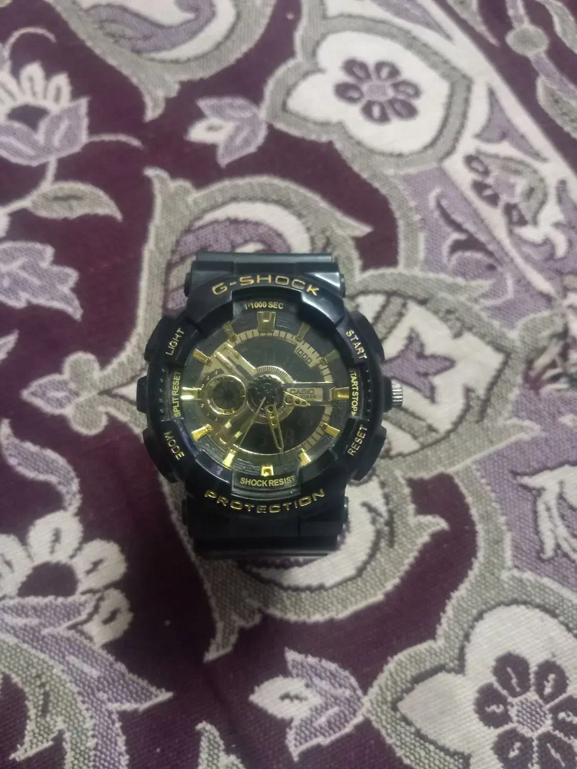 ساعت جی شاک مشکی طلایی|ساعت|اسلامشهر, شهرک امام حسین (میان آباد)|دیوار