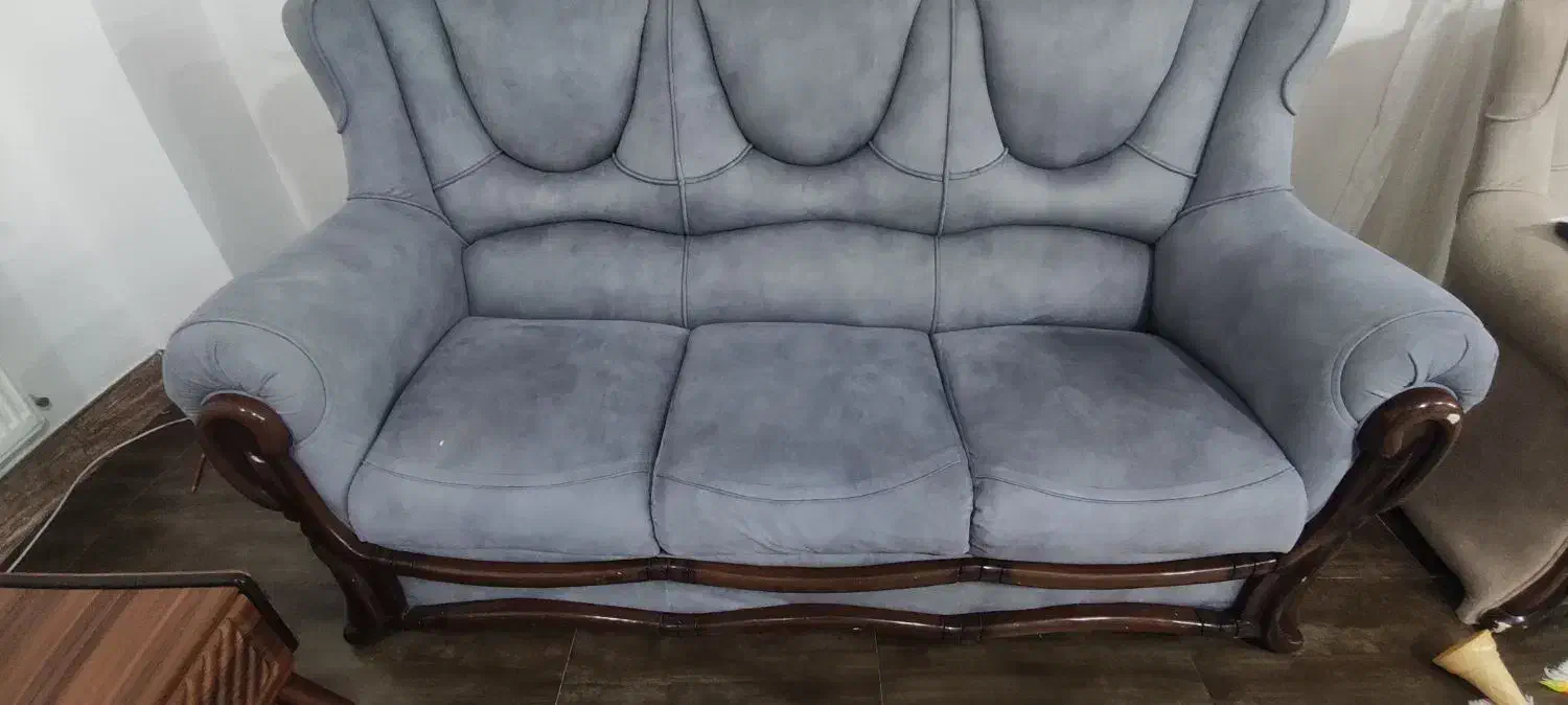 مبلمان هفت نفره و جلو مبلی و میز عسلی|مبلمان خانگی و میز عسلی|ماسال, |دیوار