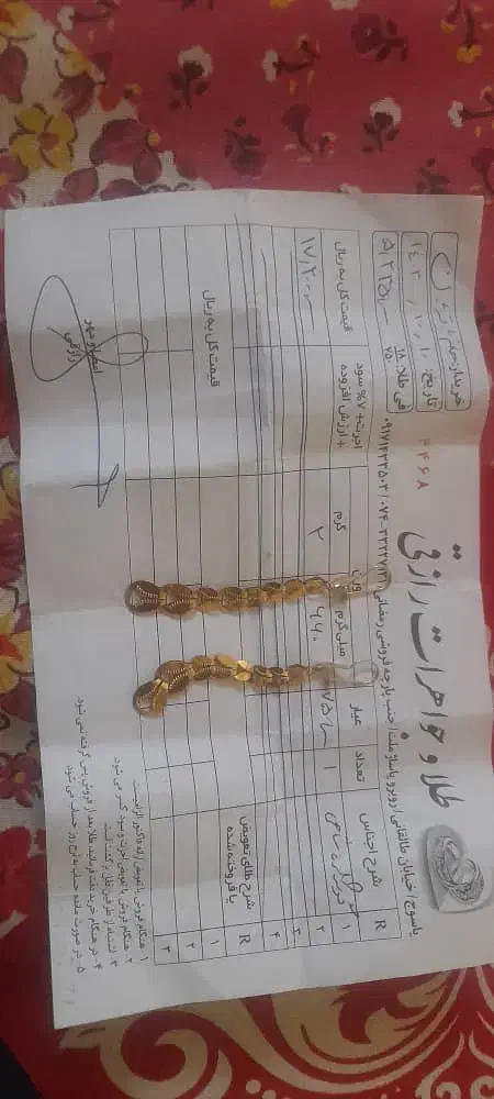گوشواره طلا. 200 بالای تابلو|جواهرات|یاسوج, |دیوار