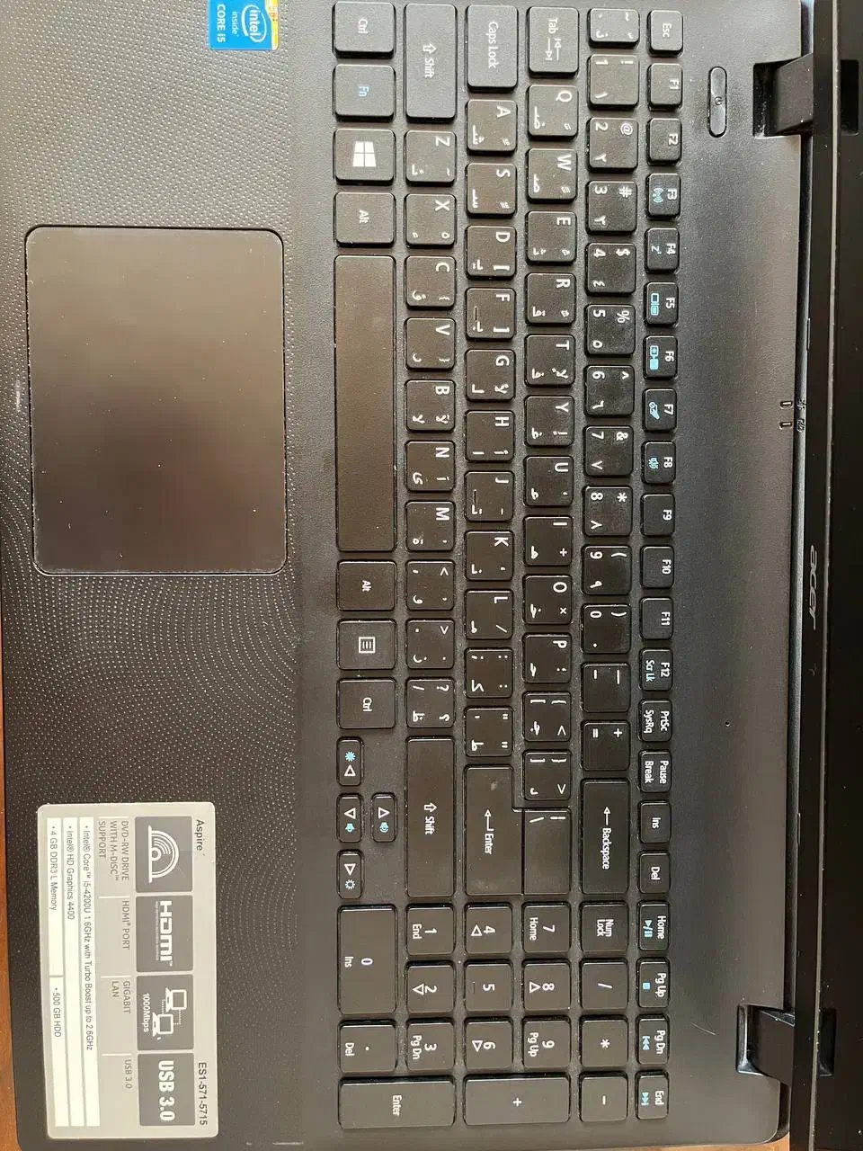 لپ تاپ acer i5 8GB 256SSD|رایانه همراه|کرج, گوهردشت|دیوار