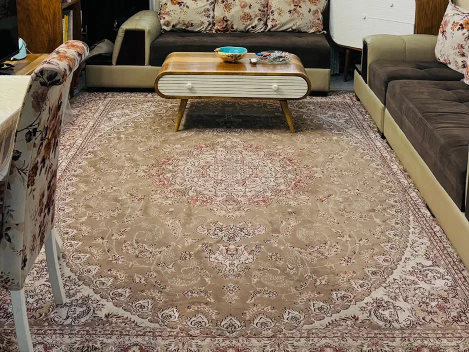 فرش ۹ متره بسیار تمیز|فرش|سمنان, |دیوار