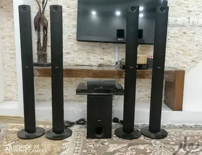 سینما خانواده سونی 1200w مالزی در حد نو|سیستم صوتی خانگی|شیراز, تحویلی|دیوار