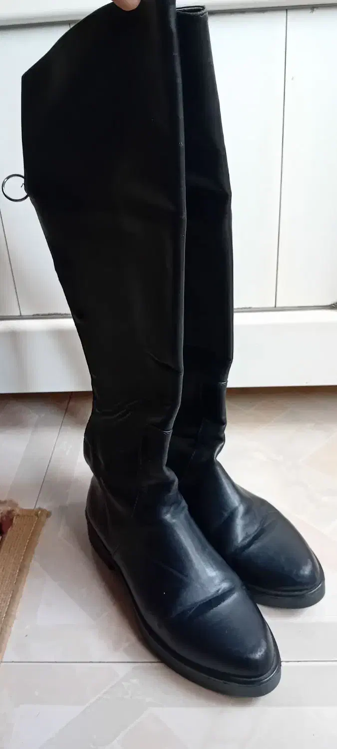 بوتین ساق بلندمشکی کاملانو|کیف، کفش، کمربند|تهران, آبشار|دیوار