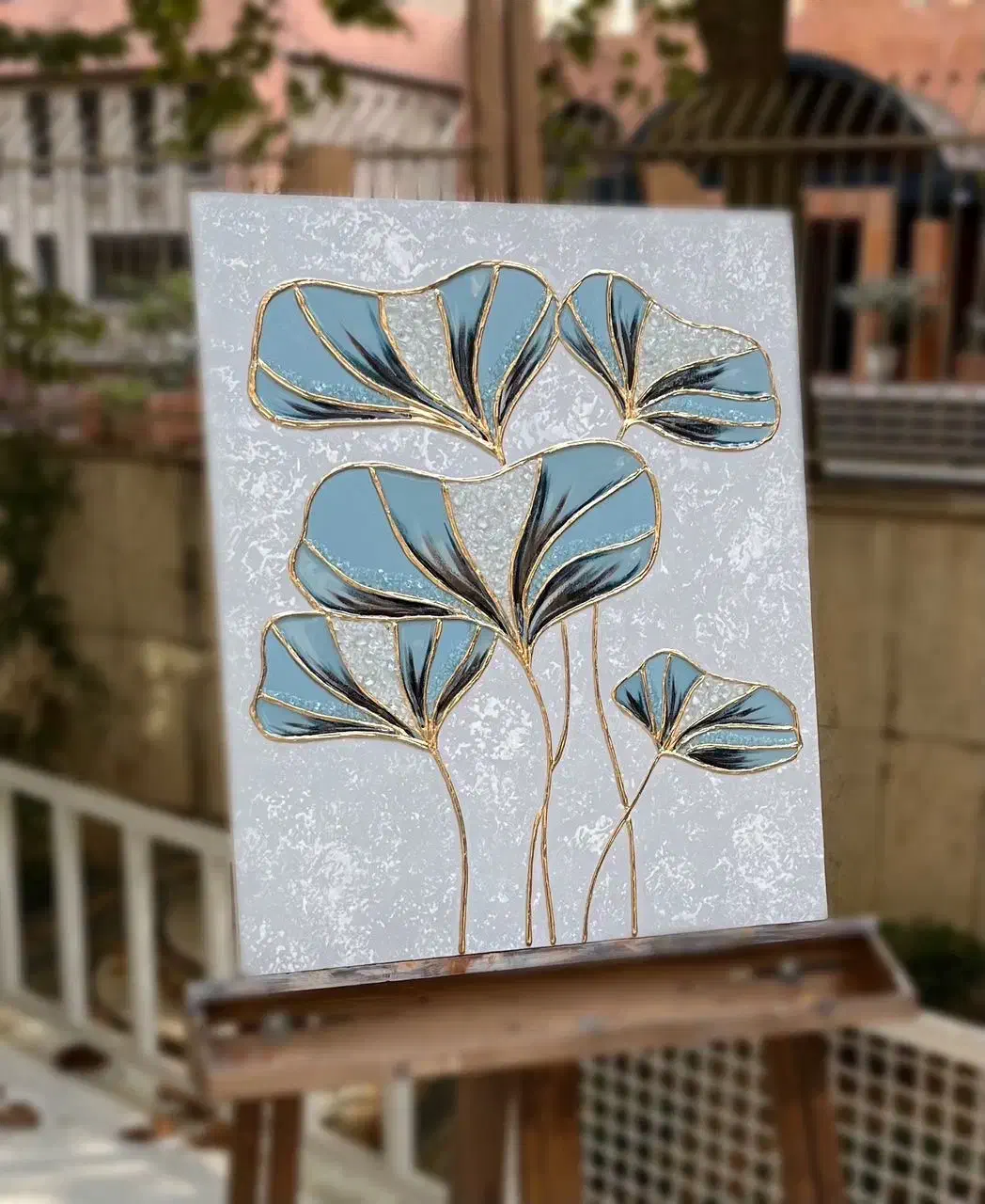 تابلو برجسته گل رزینی|تابلو، نقاشی، عکس|اصفهان, مرداویج|دیوار