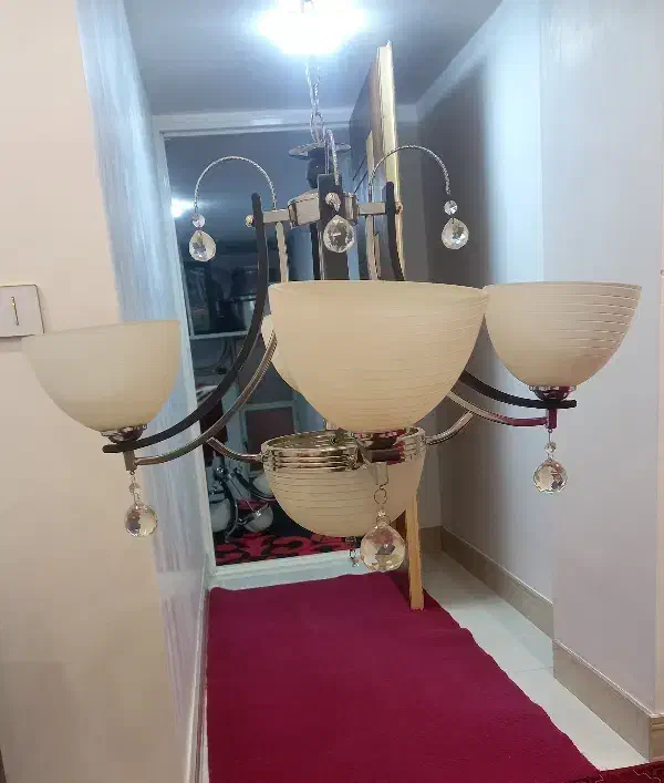 یک جفت لوستر|لوستر و چراغ آویز|اراک, |دیوار