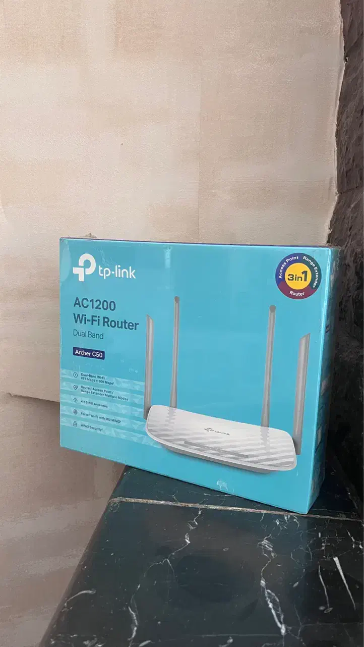 ۴ عدد روتر نو TP-Link C50 AC1200|مودم و تجهیزات شبکه|تهران, جنتآباد شمالی|دیوار