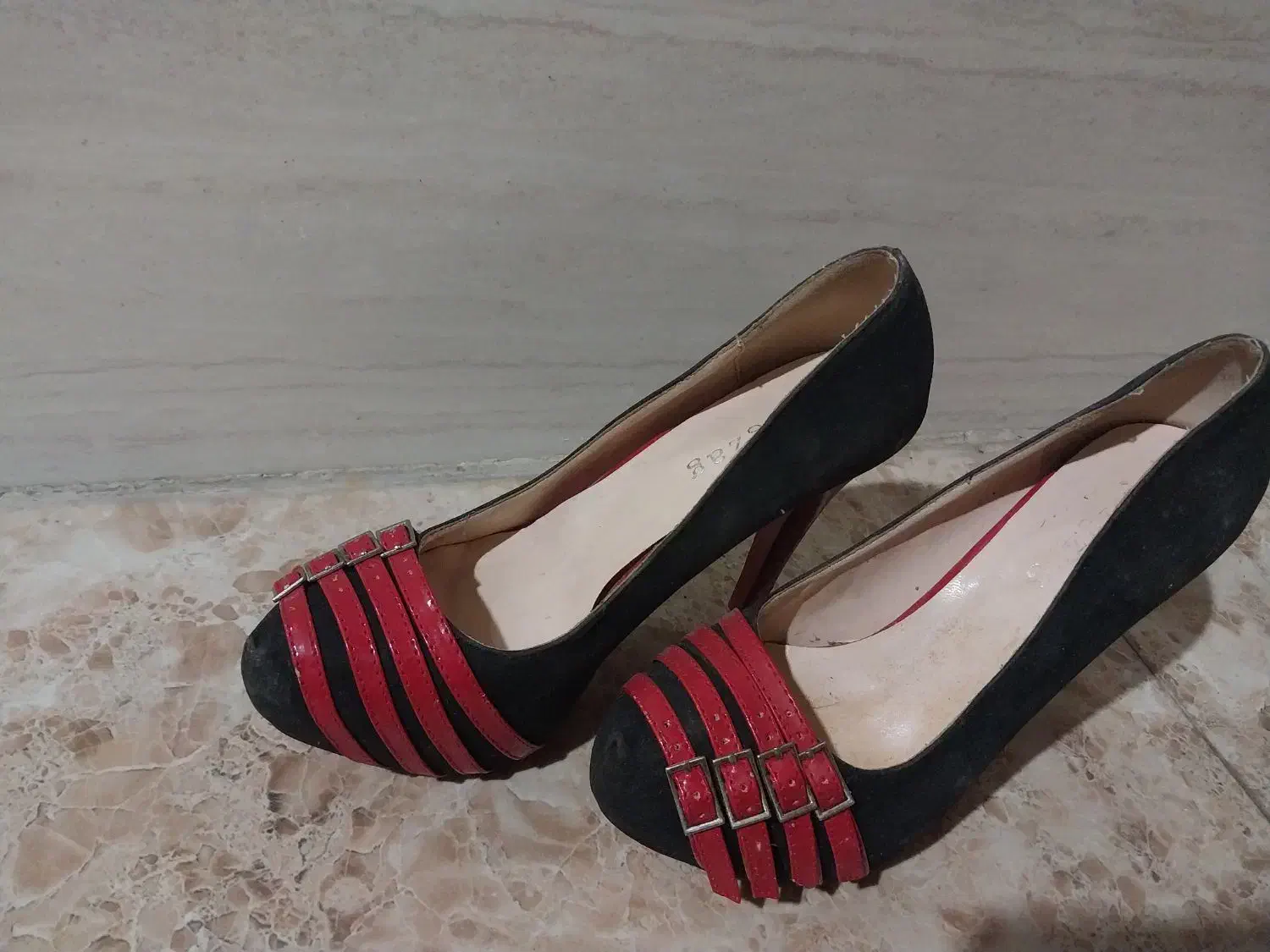 کفش مجلسی پاشنه دار زیبا|کیف، کفش، کمربند|کردکوی, |دیوار