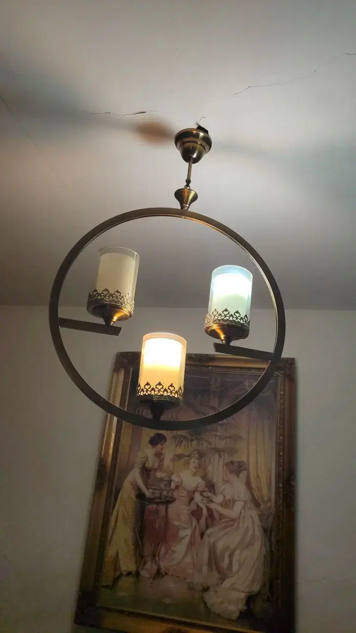 لوستر کلاسیک|لوستر و چراغ آویز|تویسرکان, |دیوار