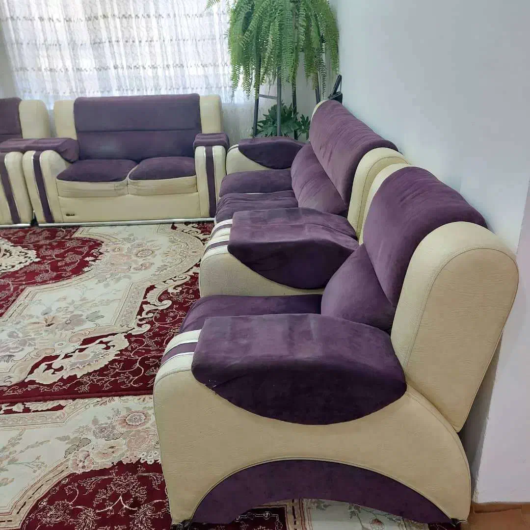 مبل 7 نفره با کیفیت و خوش ساخت|مبلمان خانگی و میز عسلی|سقز, |دیوار