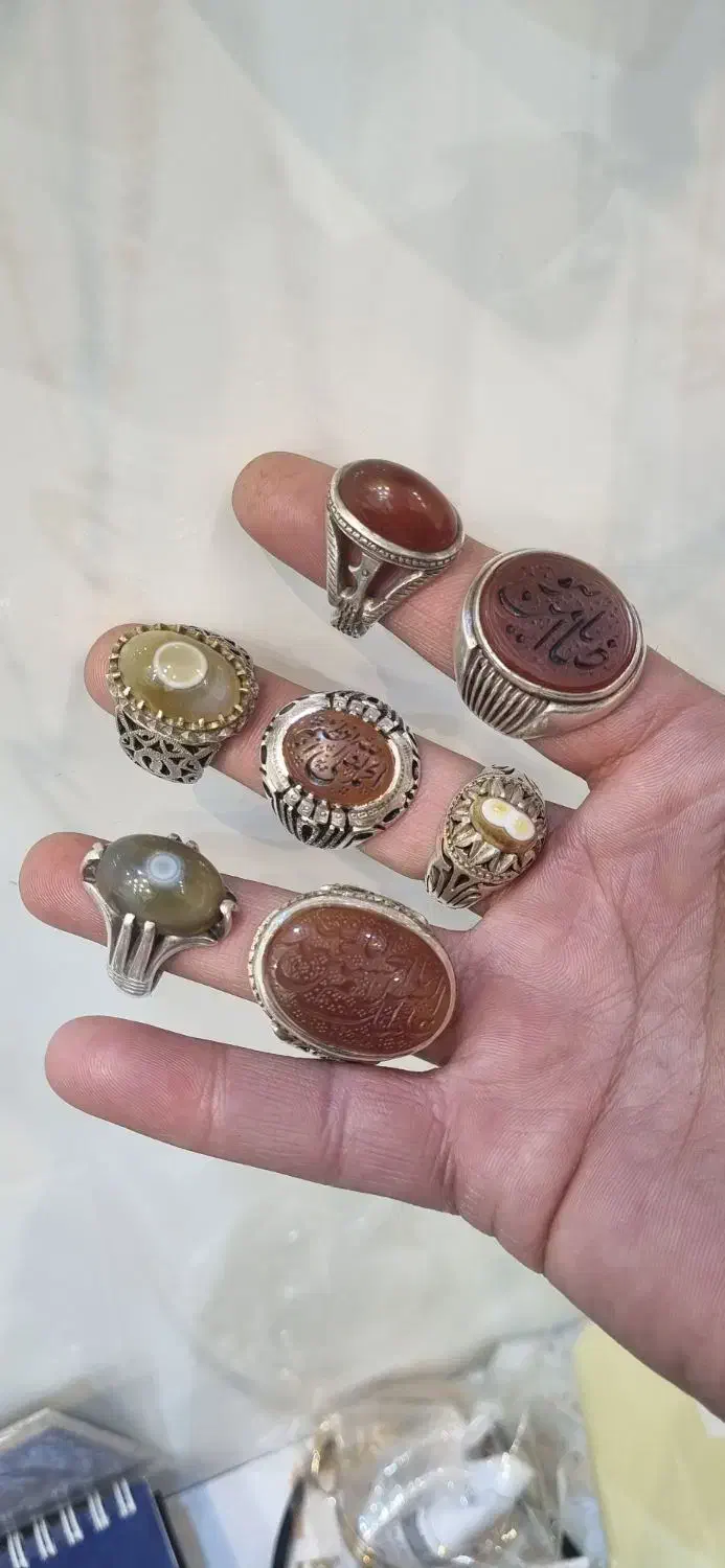 فروش انگشتر نقره دست ساز|جواهرات|یزد, |دیوار