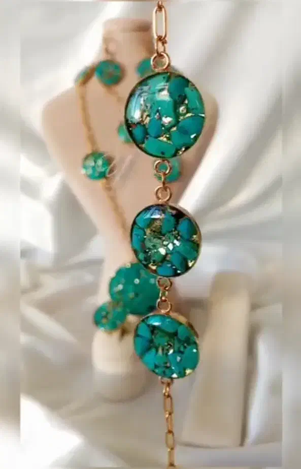 ساخت سرویس گردنبند،انگشتر و دستبند رزینی|جواهرات|محمدشهر, محمدشهر|دیوار