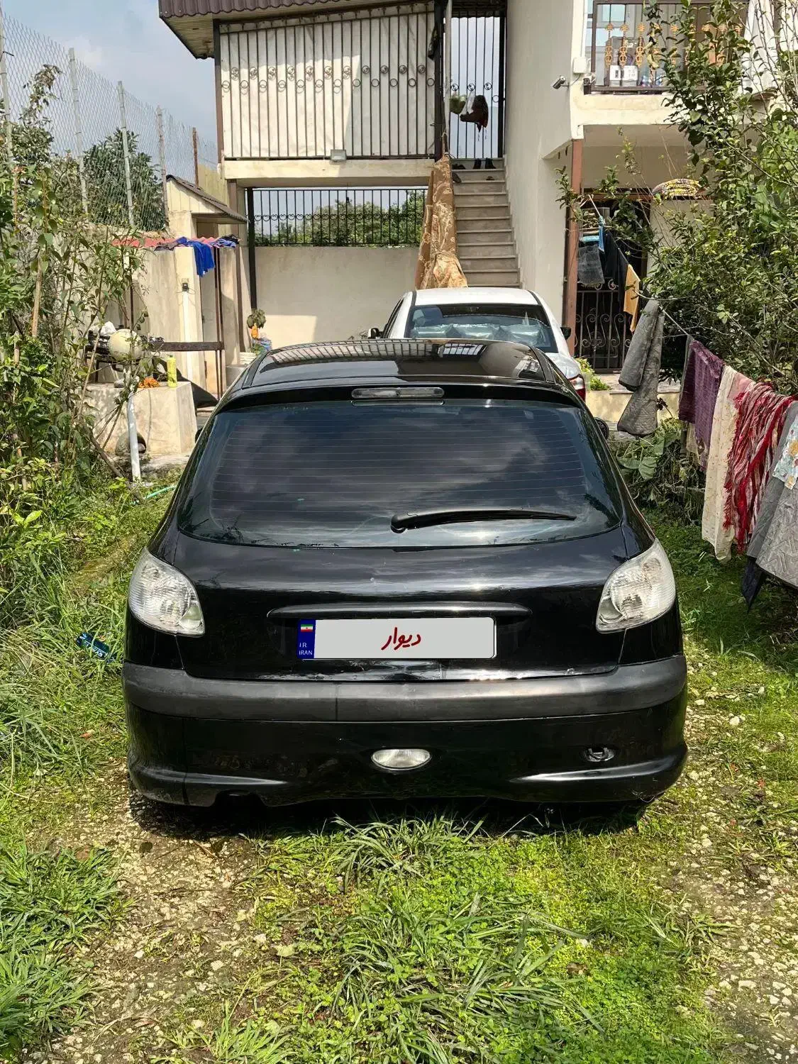 ۲۰۶تیپ۲مشکی استثنایی|خودرو سواری و وانت|ساری, |دیوار