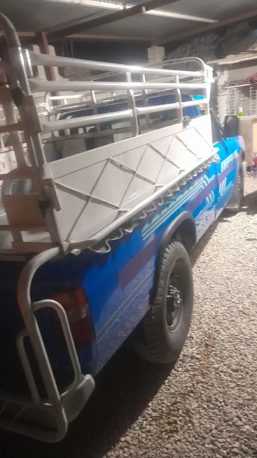 وانت نیسان آبی تک سوز|خودرو سواری و وانت|کازرون, |دیوار