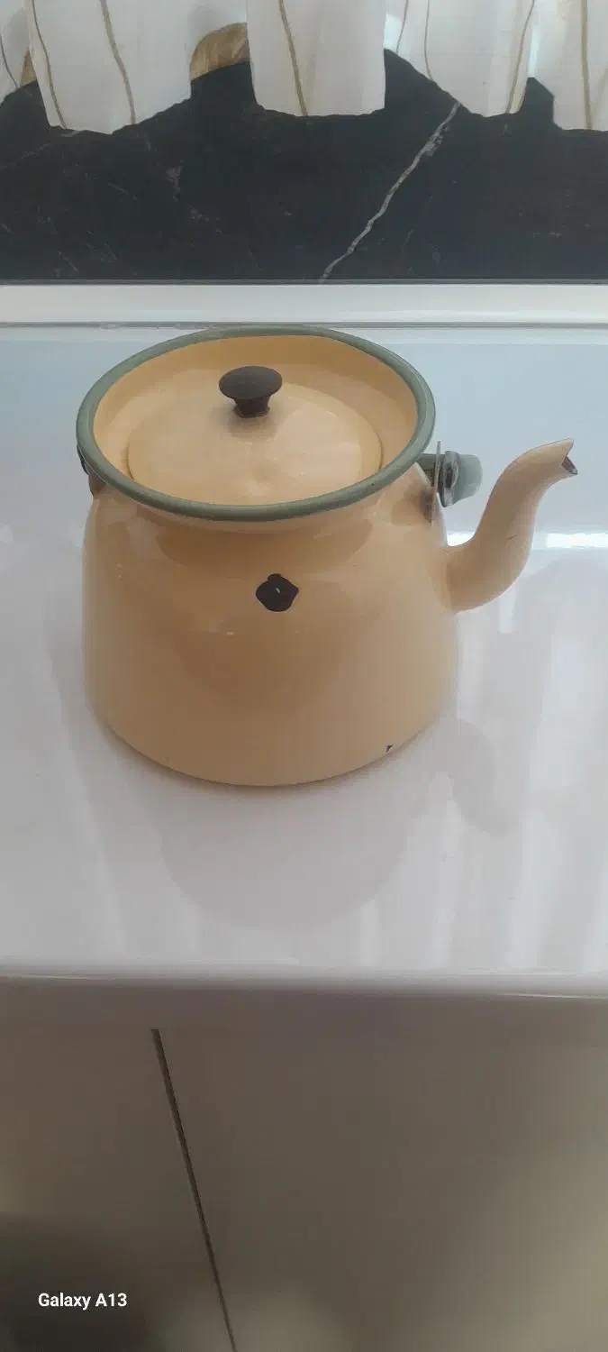 کتری لعابی|قوری، کتری، قهوه‌ساز دستی|جغتای, |دیوار