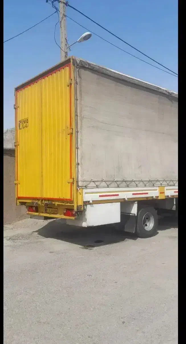 بادسان مدل۷۷و۸تن ،شاسی قرمزبدون رنگ وضربه|خودرو سنگین|اسدآباد, |دیوار