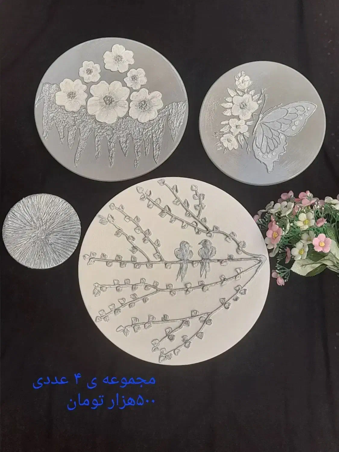 دیوار کوب سفالی نقش برجسته|صنایع دستی و سایر لوازم تزئینی|مریوان, |دیوار