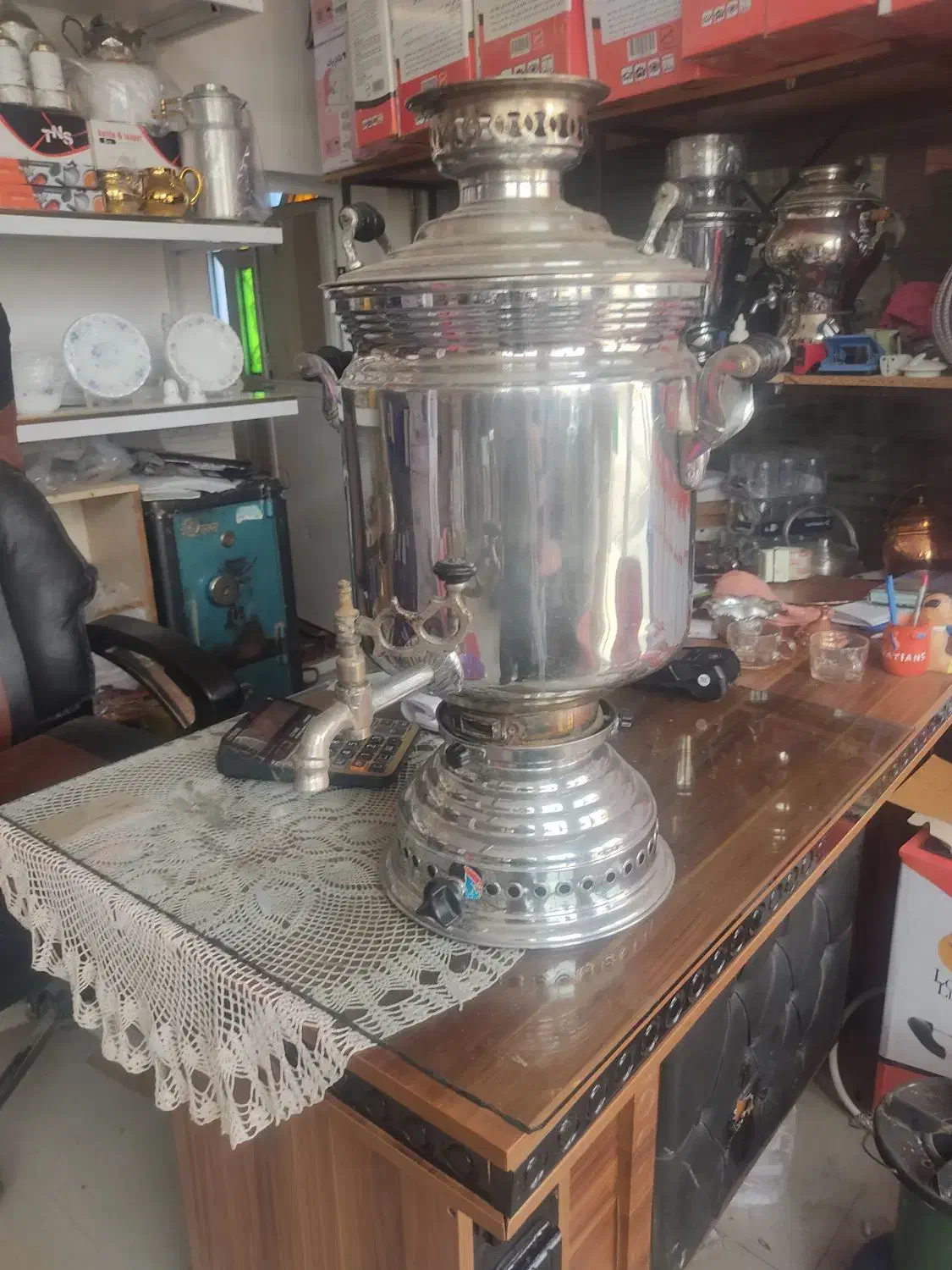 سماور ۲۰ لیتری گازی|سماور، چای‌ساز، قهوه‌ساز|چهاربرج, |دیوار