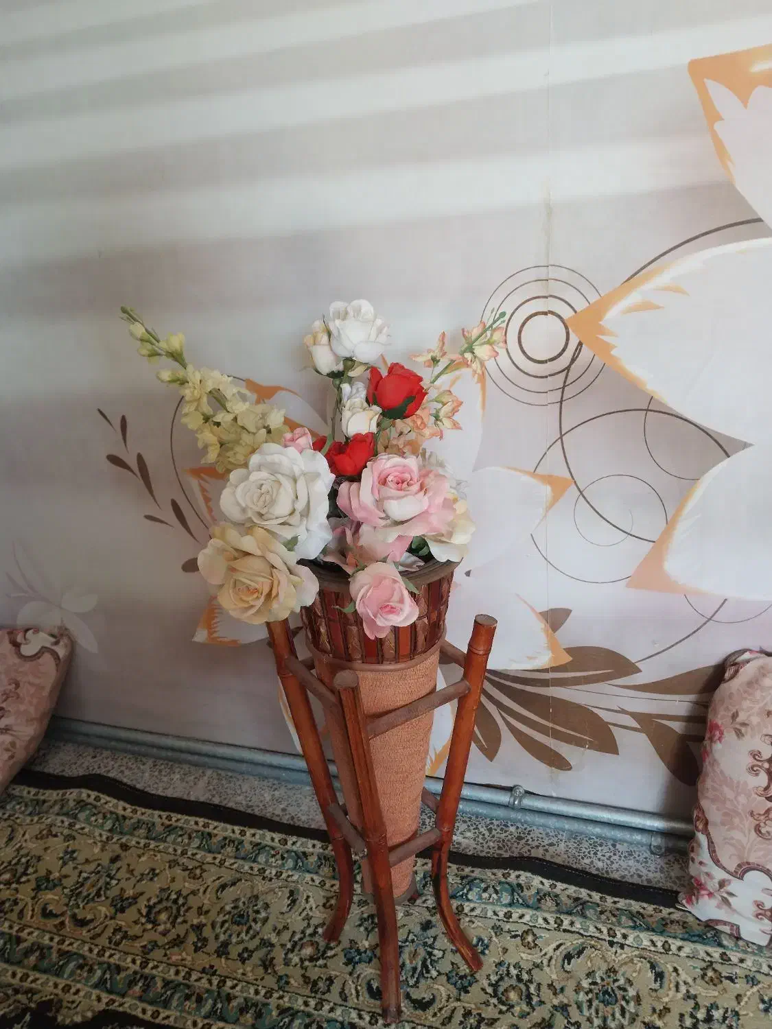 گل مصنوعی باگلدان|گل مصنوعی|خرمآباد, |دیوار