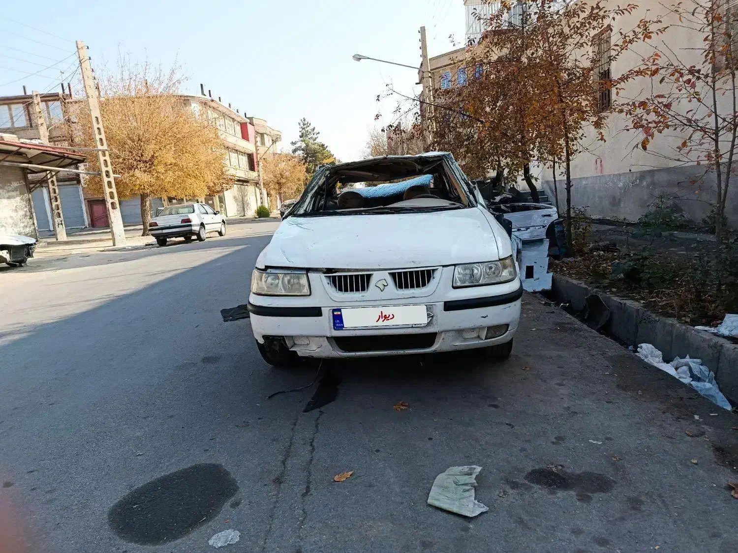 تصادفی سمند lxمدل ۸۸|خودرو سواری و وانت|سلماس, |دیوار