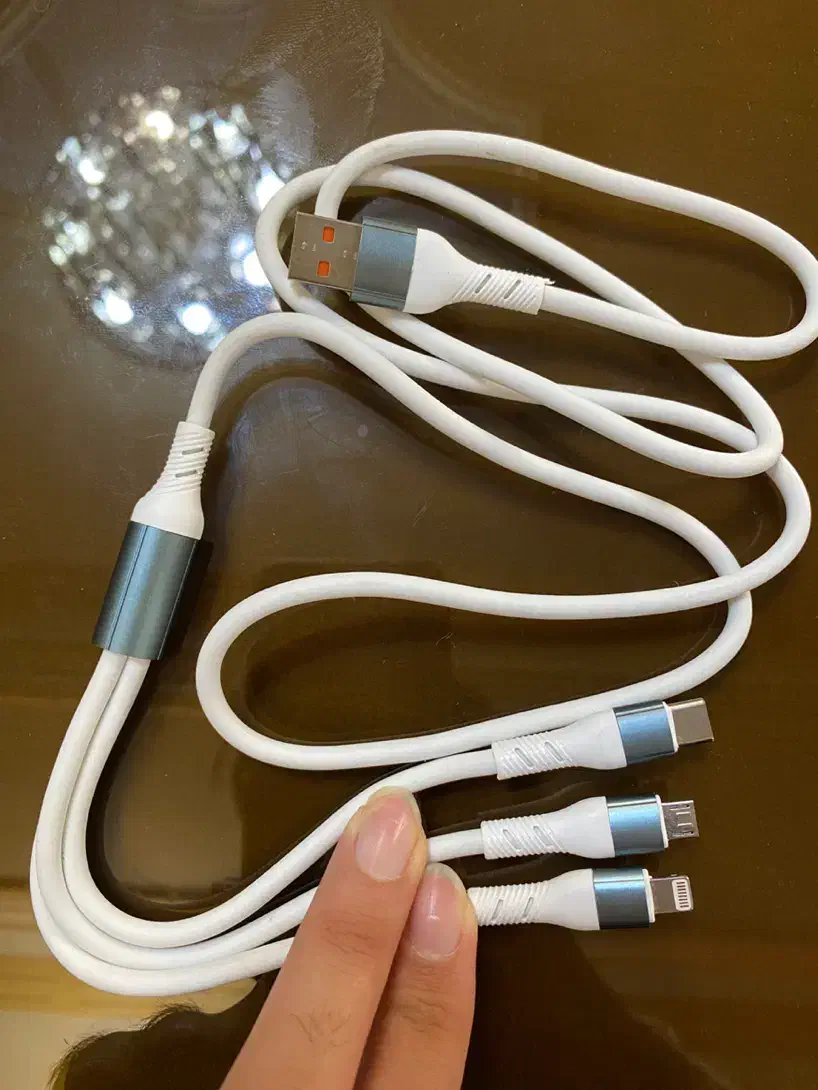 شارژر سه کاره ایفون شیائومی سامسونگ|لوازم جانبی موبایل و تبلت|قشم, |دیوار