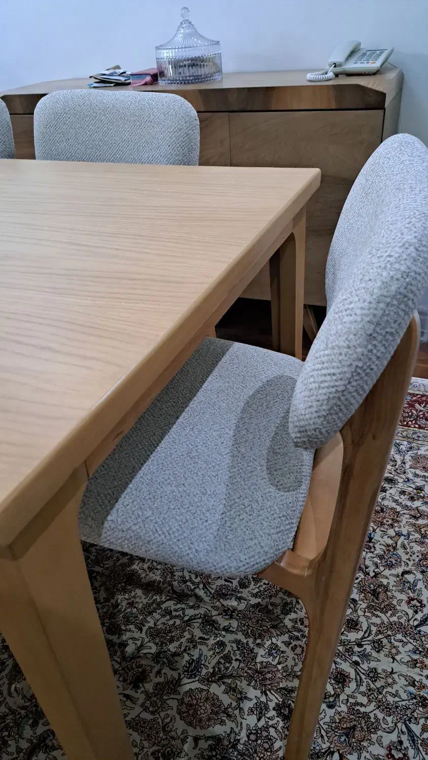 میز ناهارخوری ۶ نفره|میز و صندلی غذاخوری|تهران, گلستان (شهرک راه آهن)|دیوار