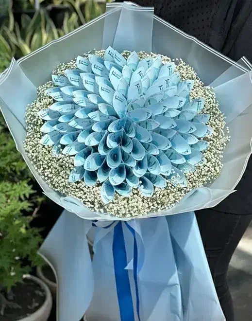 دسته گل پول و گل ربانی|گل مصنوعی|شیراز, دارالرحمه|دیوار