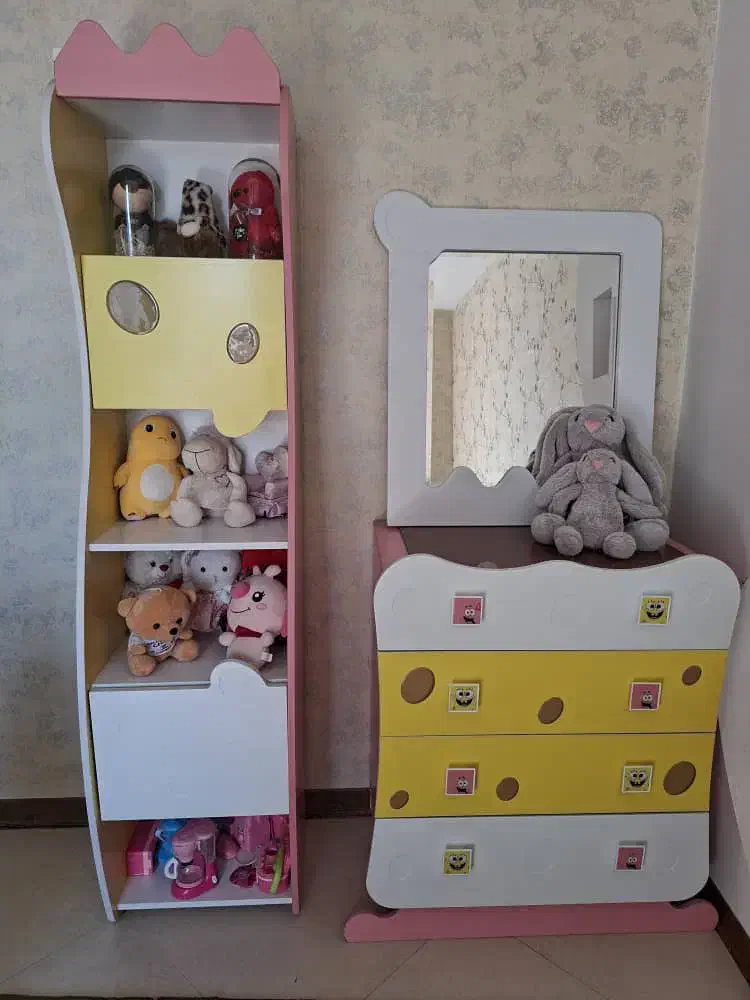 سرویس خواب کودک و نوجوان شرکتی ساحل چوب|تخت و سرویس خواب|اصفهان, کساره|دیوار