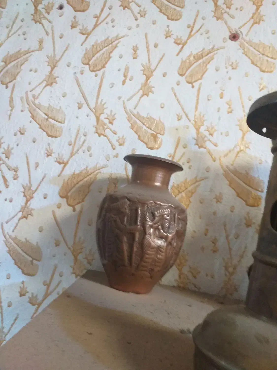 دکوری مسی عتیقه|کلکسیون اشیاء عتیقه|رشت, کاکتوس|دیوار