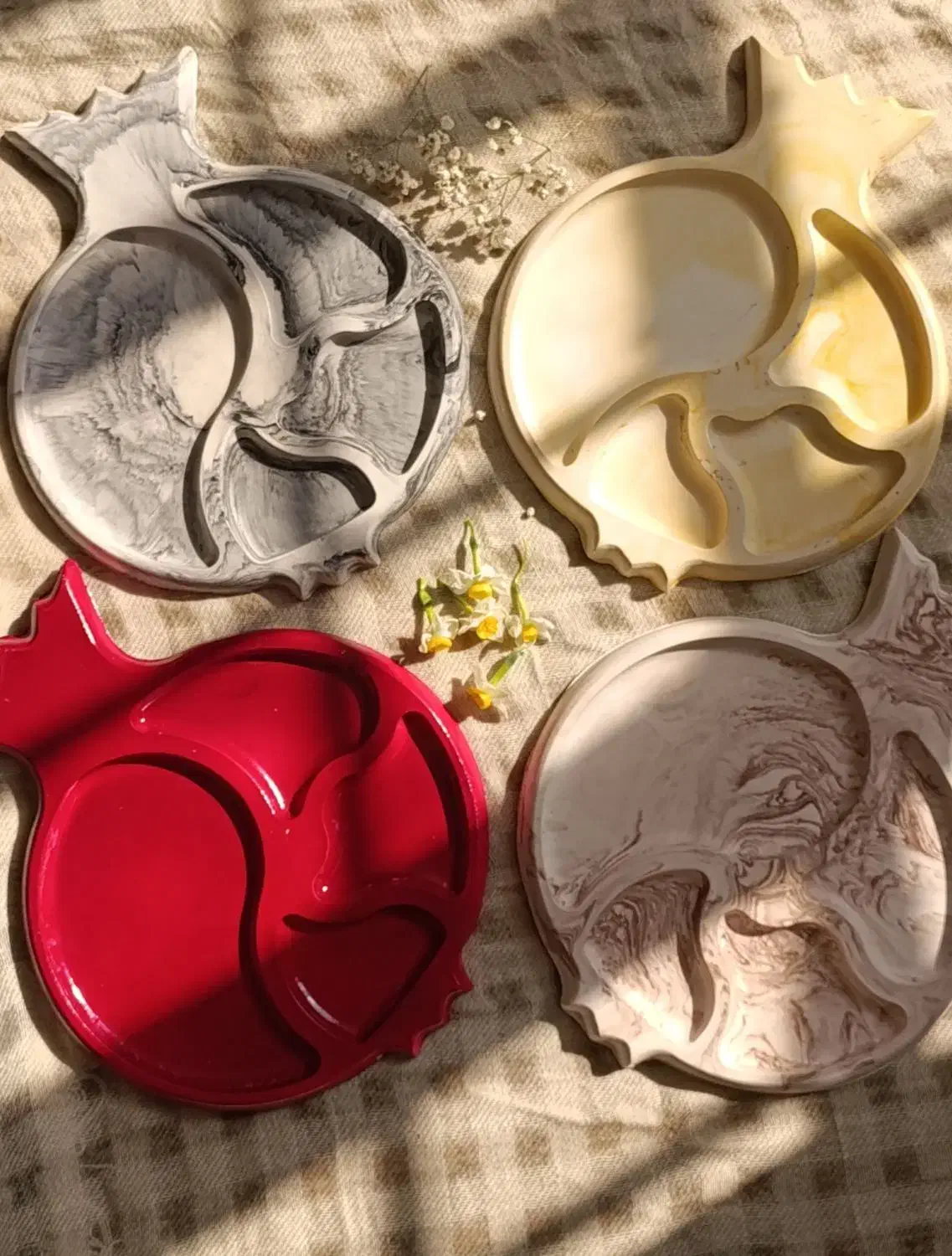 ظروف سنگ مصنوعی مناسب شب یلدا روز مادر و...|ظروف سرو و پذیرایی|فسا, |دیوار