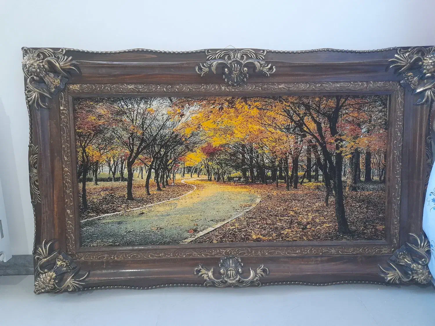 تابلو فرش طرح پاییز|تابلو فرش|زنجان, |دیوار