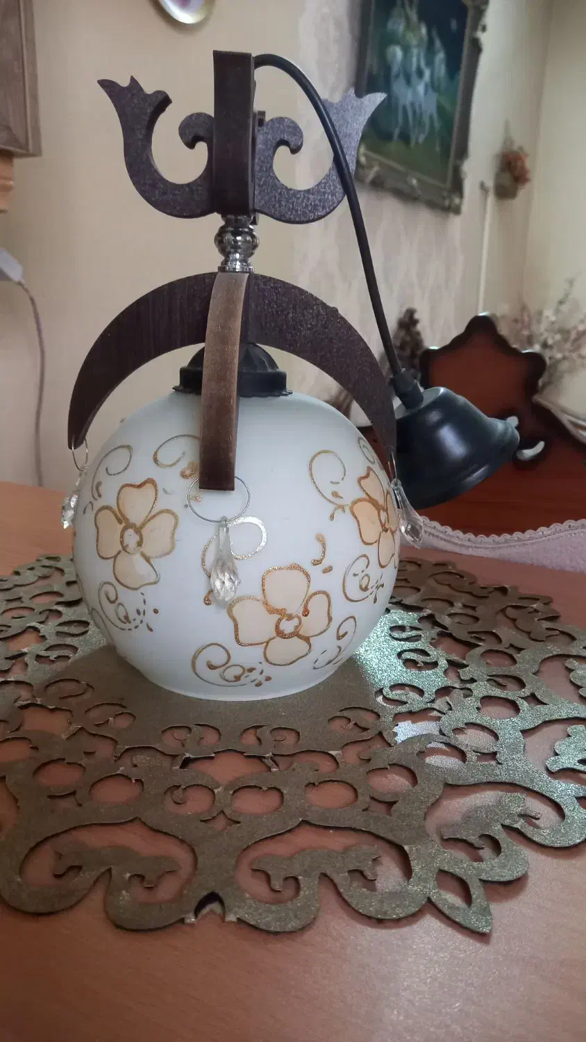 لوستر تک حباب|لوستر و چراغ آویز|تهران, بهداشت|دیوار