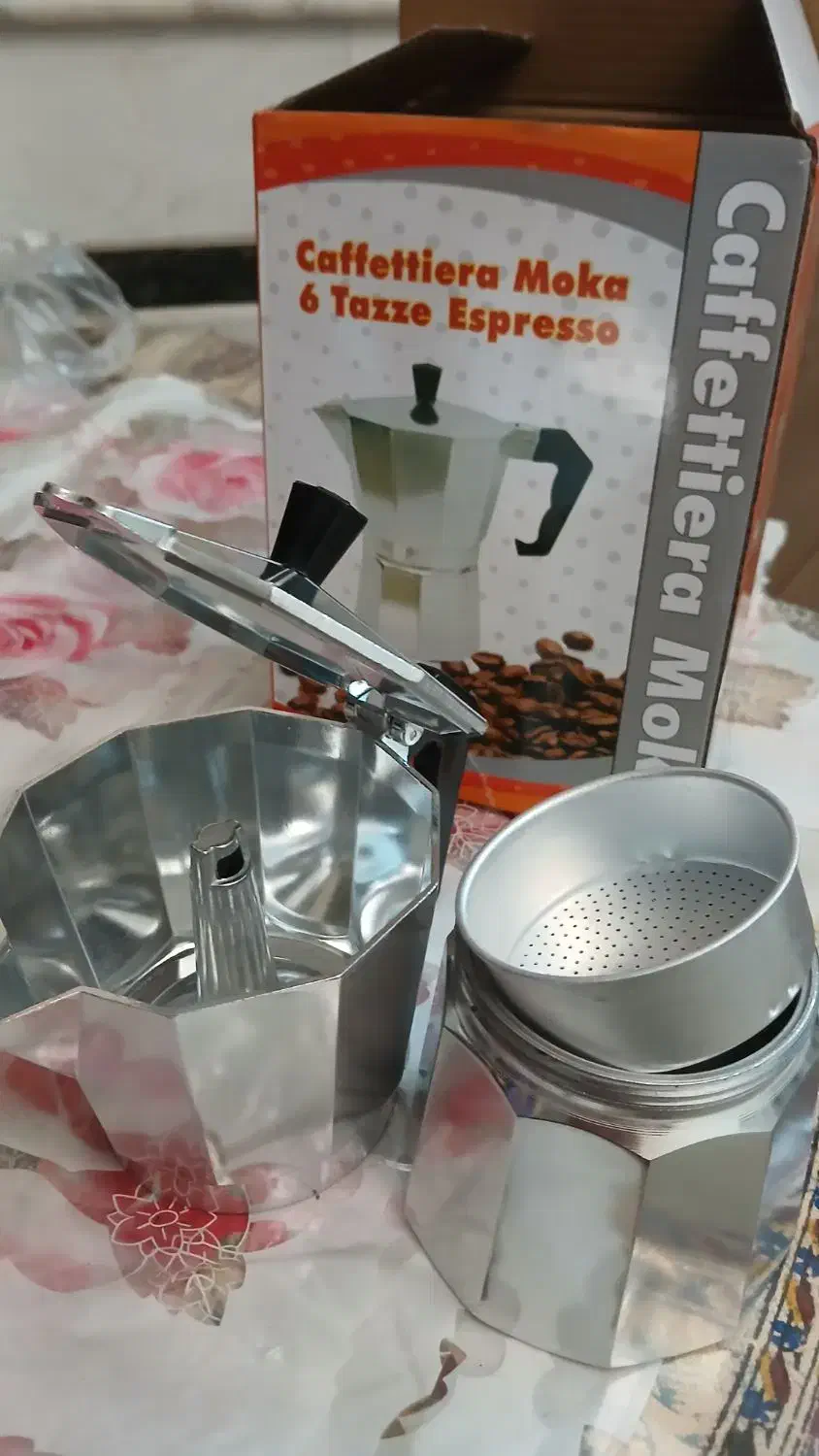 قهوه جوش موکوپات ۶ کاپه نو نو|قوری، کتری، قهوهساز دستی|قم, سعادتی|دیوار