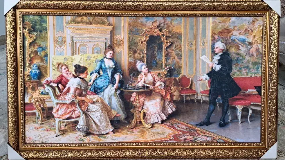 قاب عکس قت این تابلو|تابلو، نقاشی، عکس|مبارکه, |دیوار