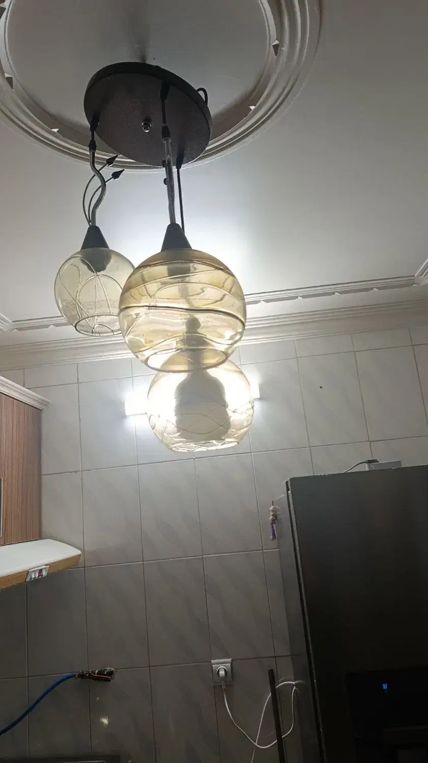 لوستر حبابی آشپز خانه|لوستر و چراغ آویز|اصفهان, نصرآباد|دیوار