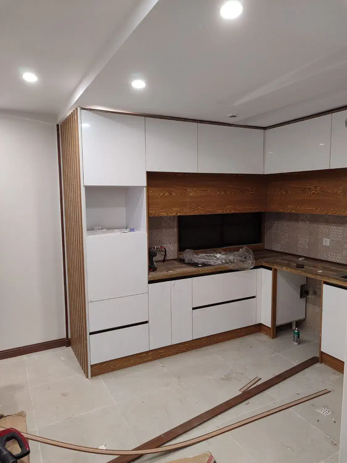 کابینت دوپله سوپر مات و براق صفحه ضد اب کد (04)|مصالح و تجهیزات ساختمان|چهاردانگه (تهران), |دیوار