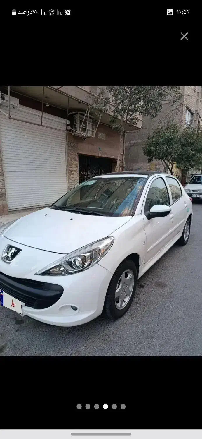 پژو ۲۰۷ پانا ارتقا یافته صفر سفید با رینگ مدل ۱۴۰۴|خودرو سواری و وانت|یزد, |دیوار