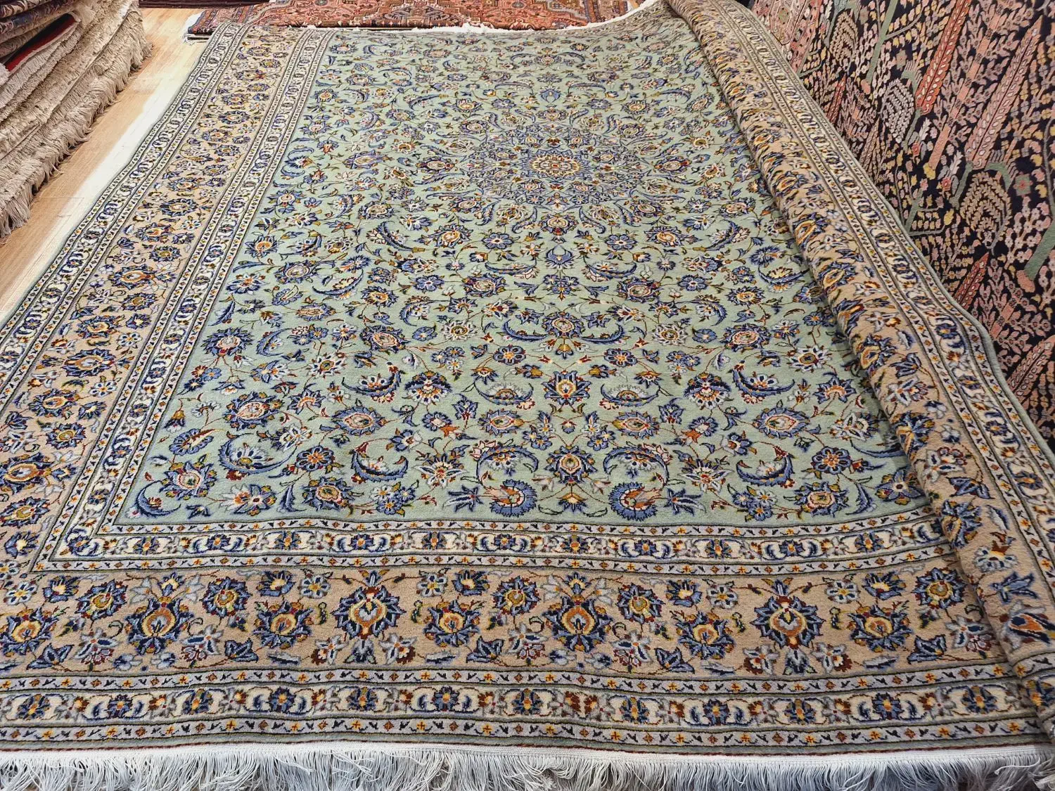 قالی ۱۲متری دستباف کاشان سدری رنگ|فرش|تهران, اکباتان|دیوار