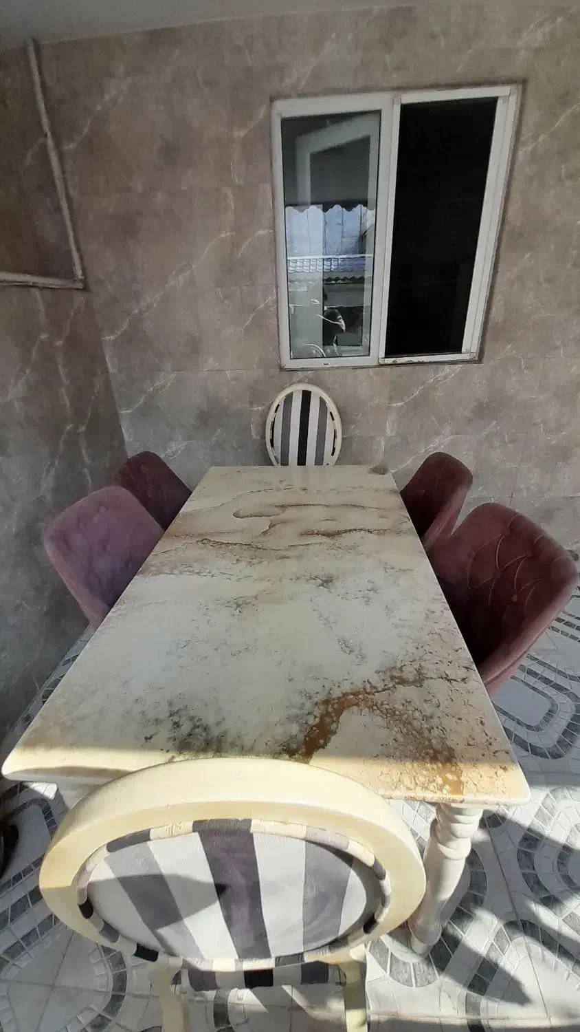 میزناهارخوری ۶نفره چستر|میز و صندلی غذاخوری|رشت, حومه رشت|دیوار