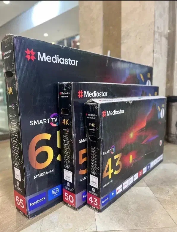 تلویزیون مدیا استار 65 اینچ 4k اسمارت 2025|تلویزیون و پروژکتور|مشهد, کوی المهدی|دیوار