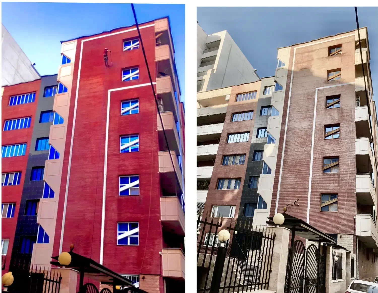 شستشوی نما،کار در ارتفاع،عایق نانو|خدمات نظافت|شیراز, تاچارا|دیوار