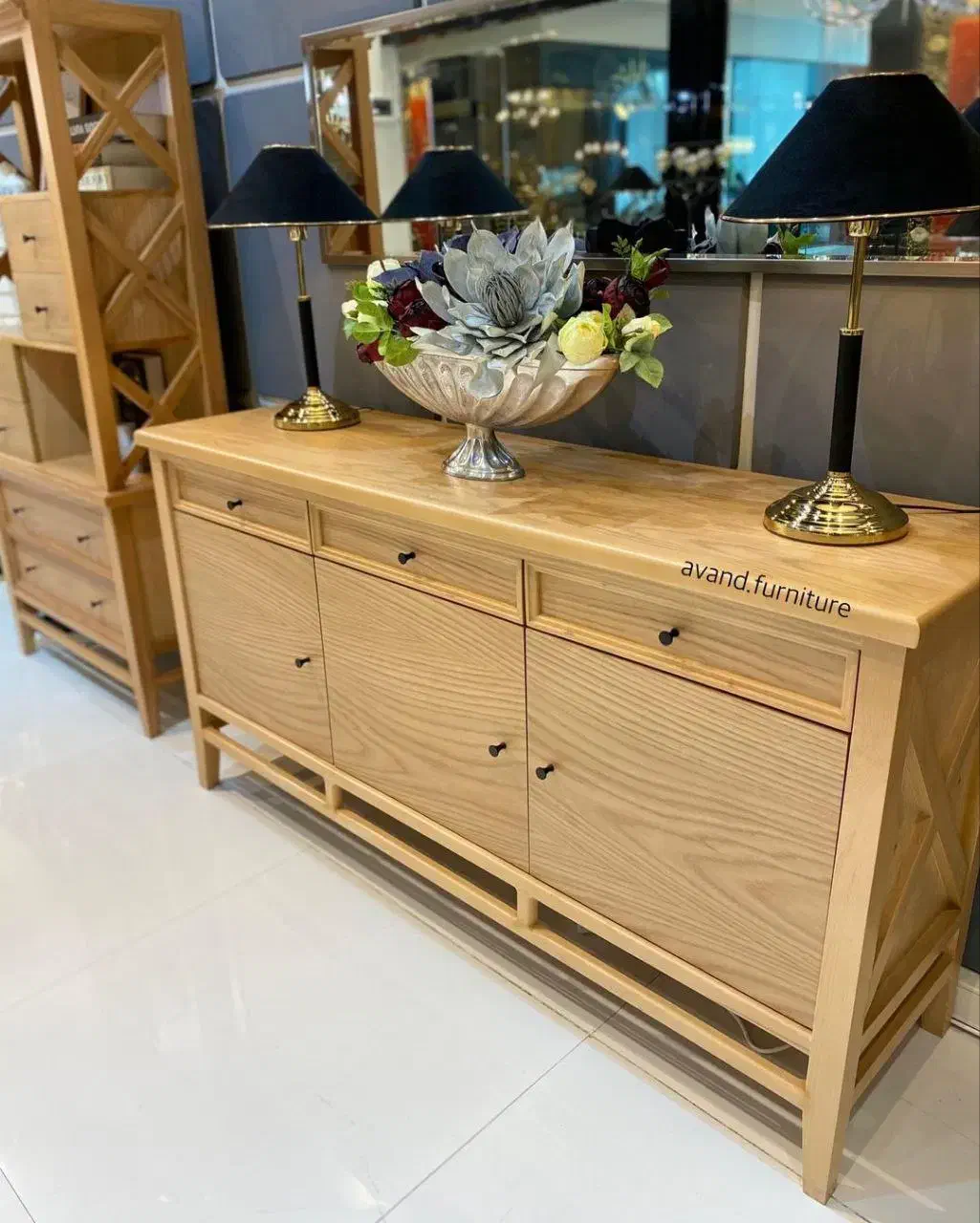 میز تلوزیون کنسول|بوفه، ویترین، کنسول|مشهد, گرجی علیا|دیوار