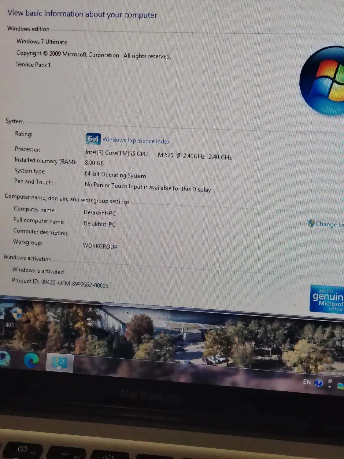 مک بوک پرو استوک|رایانه همراه|قوچان, |دیوار