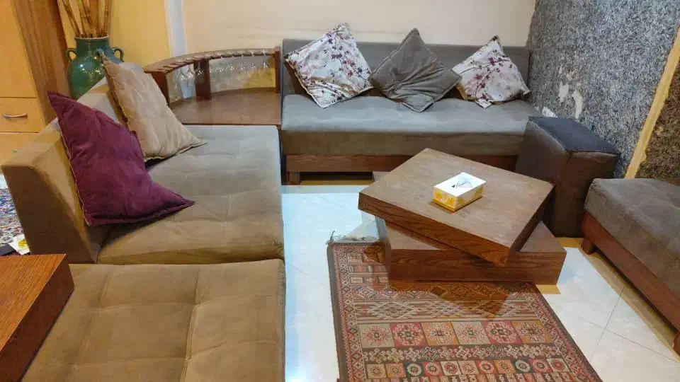 مبلمان ۷ نفره خارجی جنس خوب|مبلمان خانگی و میز عسلی|تهران, کاج|دیوار