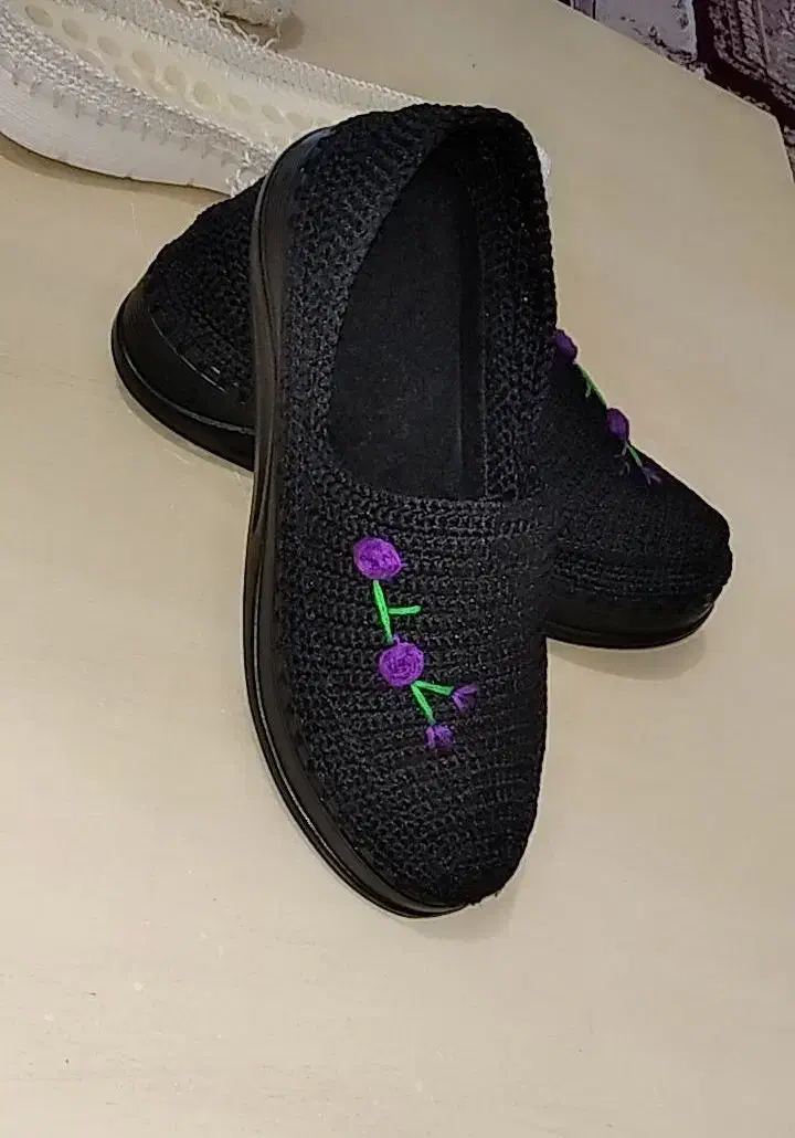 کفش دست بافت|کیف، کفش، کمربند|ایلام, |دیوار