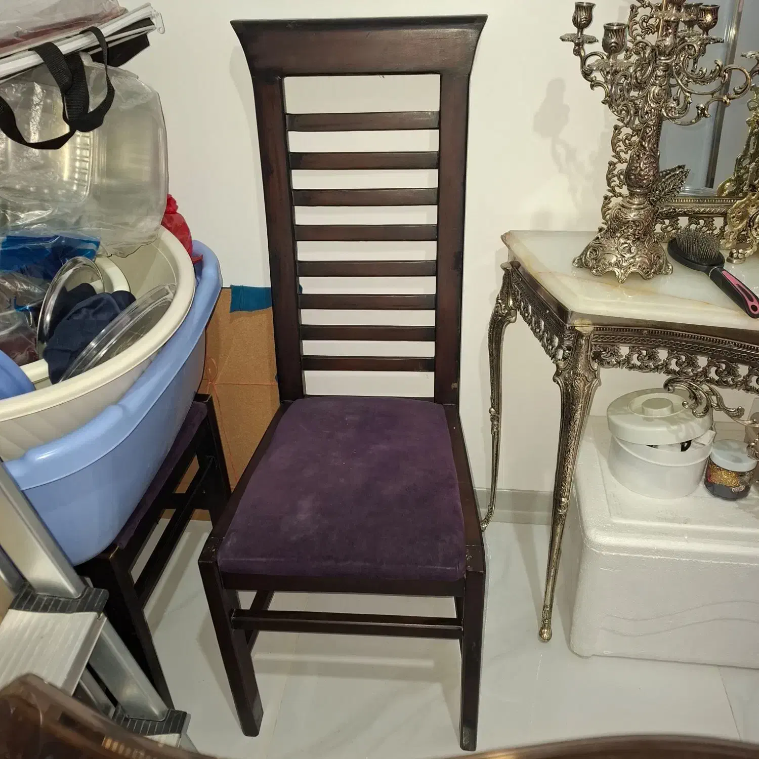 ۴ عدد صندلی چوبی|میز و صندلی غذاخوری|شاهینشهر, شهرک میلاد|دیوار