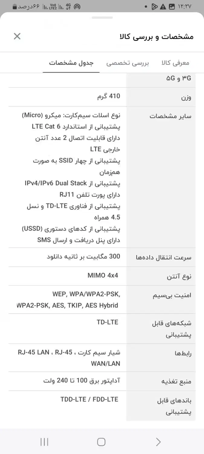 مودم ایرانسل|مودم و تجهیزات شبکه|اصفهان, ملک‌شهر|دیوار