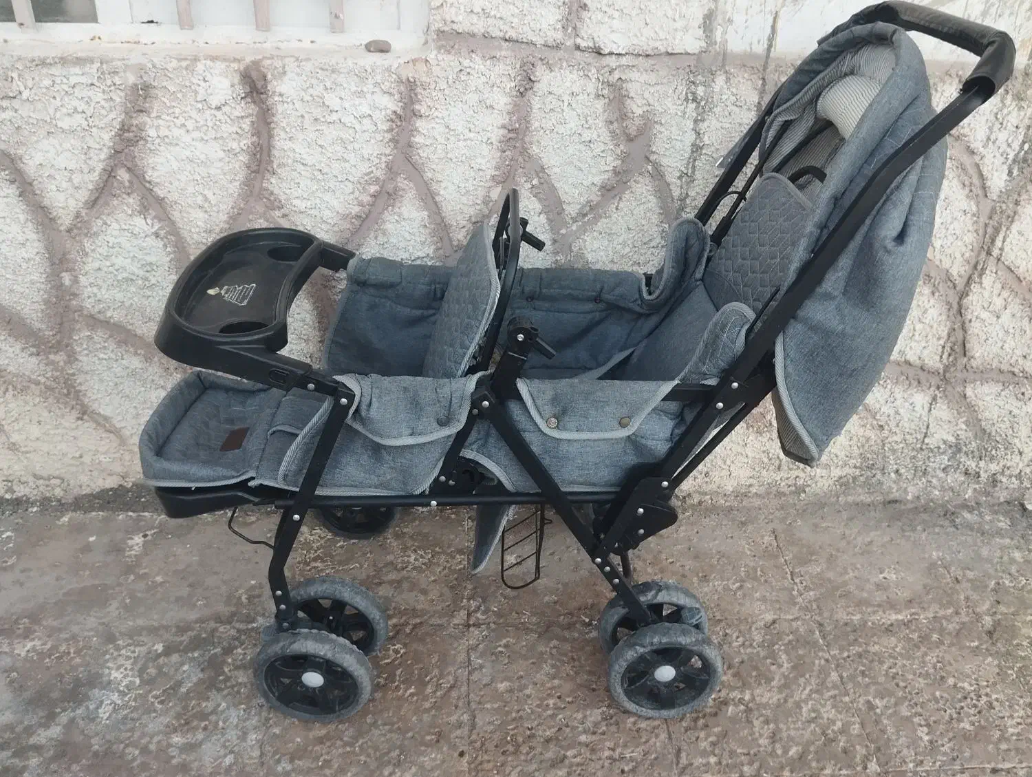 کالسکه دوقلو|کالسکه و لوازم جانبی|بم, |دیوار