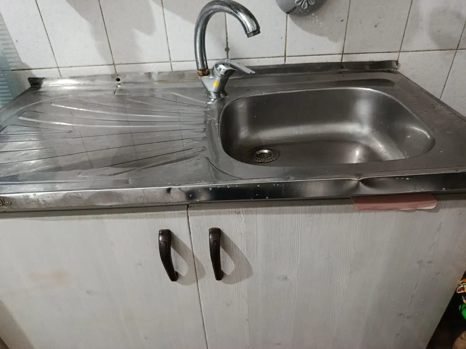 کابینت فلزی همراه سینک|مصالح و تجهیزات ساختمان|زابل, |دیوار