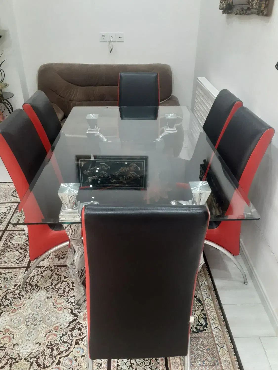 میز غذاخوری ۶ نفره|میز و صندلی غذاخوری|اردبیل, |دیوار