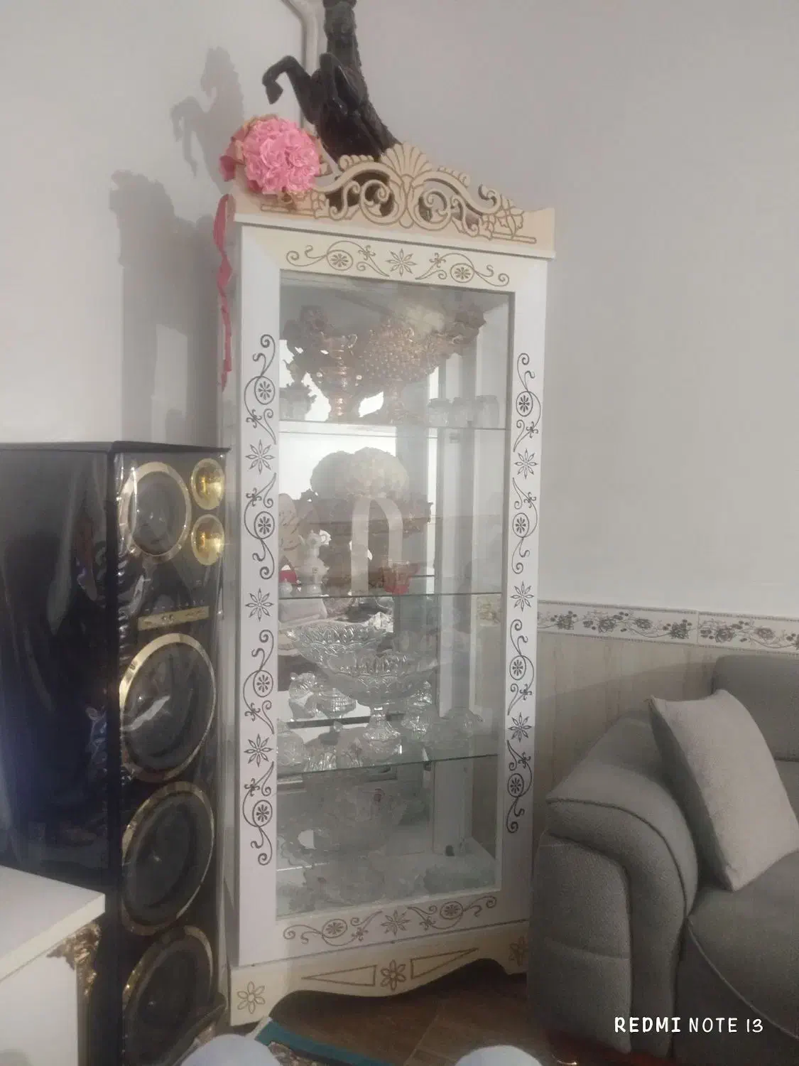 بوفه و اینه شمعدان|بوفه، ویترین، کنسول|محمدشهر, جعفرآباد|دیوار